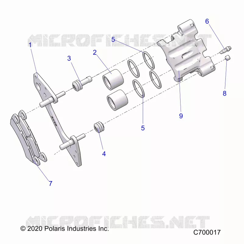FREIN AVANT CALIPER