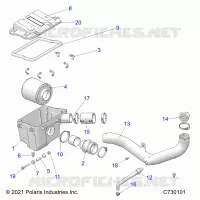 ENGINE, PRISE D'AIR SYSTEM