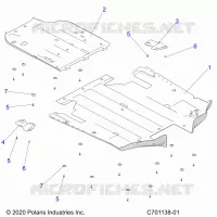 CHASSIS, SKID PLATES