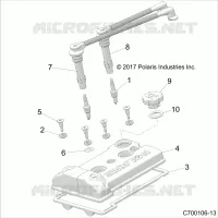 ENGINE, COUVERCLE SOUPAPE