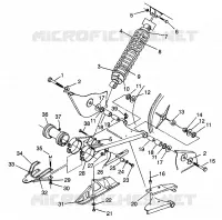 BRAS OSCILLANT ET AMORTISSEUR ARRIERE 4X4 400L W948140 (4926772677B013)