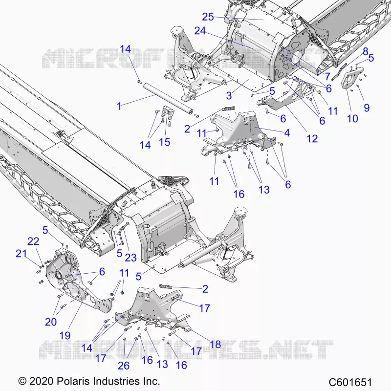 CHASSIS, BULKHEAD ASM.