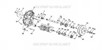 ARBRE DE TRANSMISSION WIDETRAK LX 0982065 AND EUROPEAN WIDETRAK LX E982065 (4943884388B013)