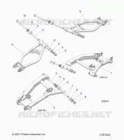 SUSPENSION ARRIERE CONTROL ARMS