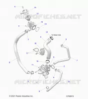 MOTEUR, WATERPUMP AND BYPASS