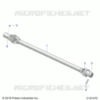 SYSTÃˆME DE TRANSMISSION, PROP SHAFT, FRONT