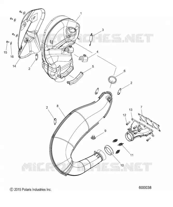 ENGINE, ECHAPPEMENT
