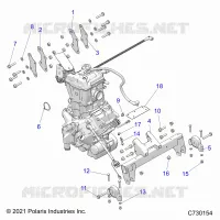 ENGINE, TRANSMISSION MOUNTING &amp; LONG BLOCK