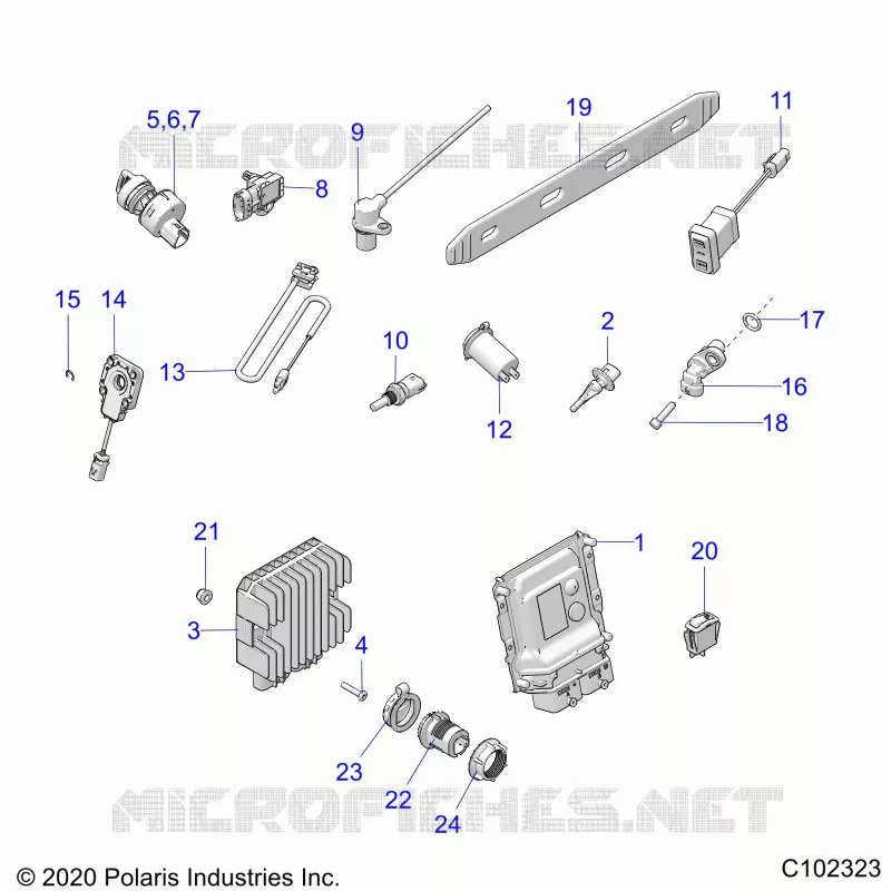 ELECTRICITE, SWITCHES, SENSORS, ECU AND CONTROL MODULES