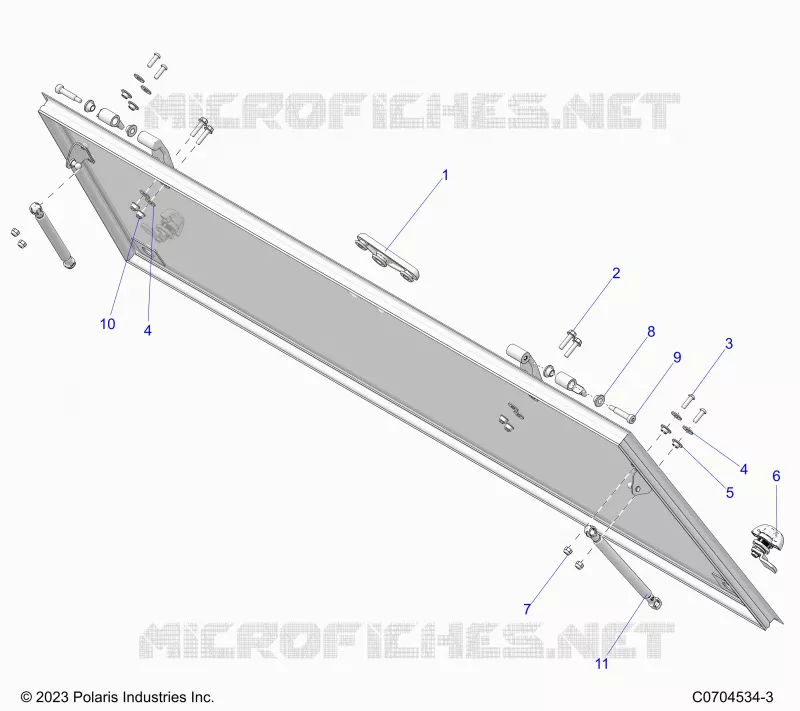 CARROSSERIE ARRIERE WINDOW ASM.