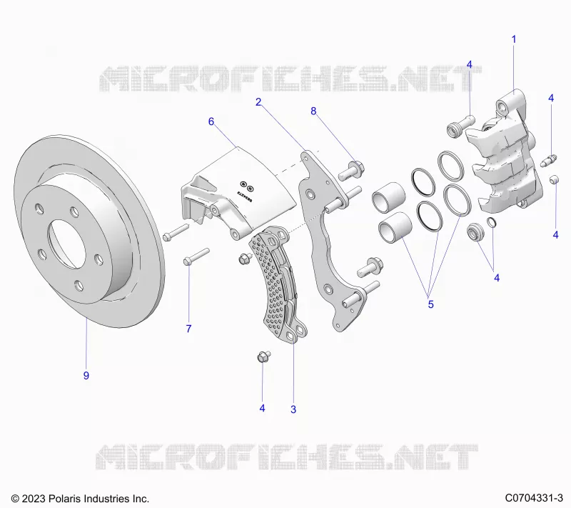 FREIN AVANT CALIPER