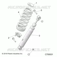 SUSPENSION, AMORTISSEUR AVANT MOUNTING