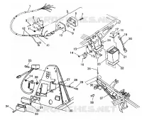 ELECTRICITE/FEU ARRIERE ASSEMBLY 4X4 350L W938139 (4924052405032A)