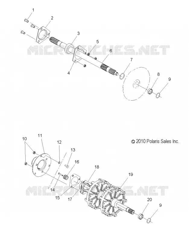 SYSTÈME DE TRANSMISSION, JACKSHAFT AND ARBRE DE TRANSMISSION