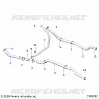 ENGINE, SYSTÃˆME DE REFROIDISSEMENT, HOSES