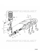 ENGINE, PISTON AND VILEBREQUIN