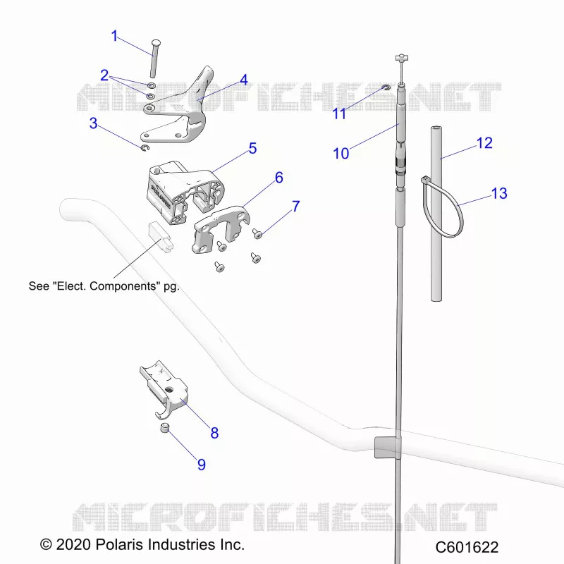 MOTEUR, THROTTLE CONTROL ASM.