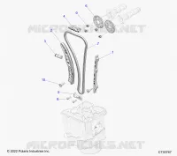 CHAINE DE DISTRIBUTION AND SPROCKET