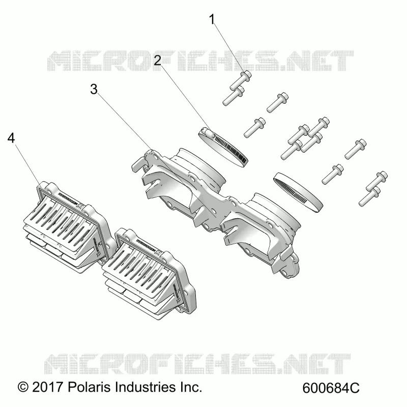 ENGINE, REED VALVE AND ACCELERATEUR BODY ADAPTOR