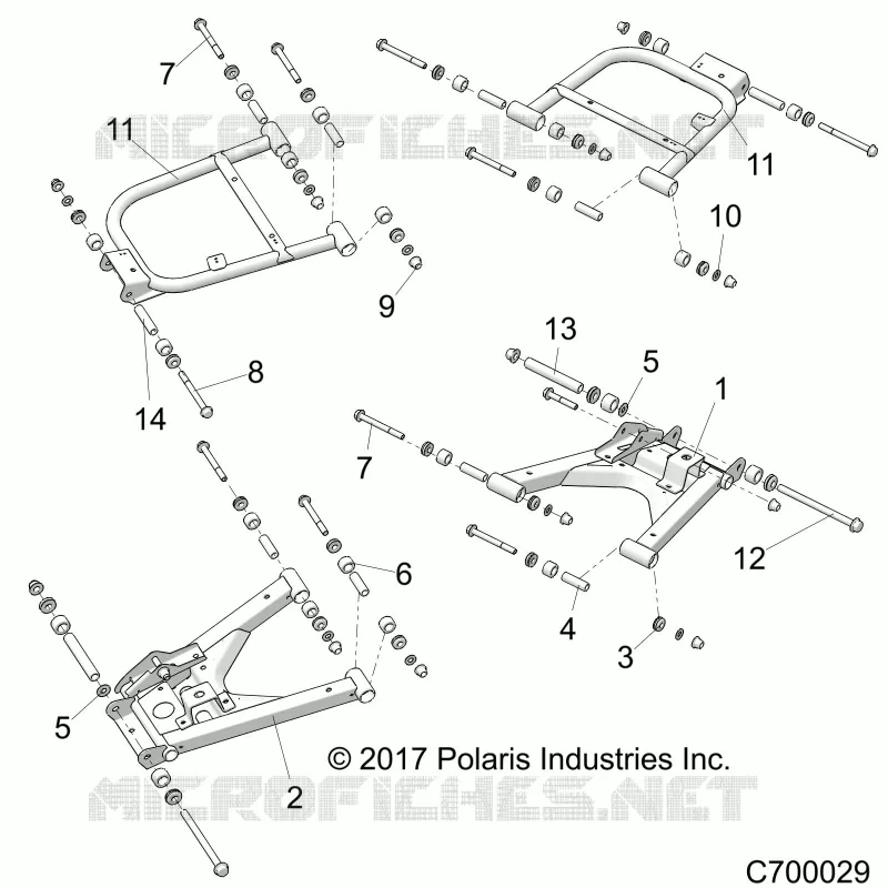 SUSPENSION ARRIERE CONTROL ARMS