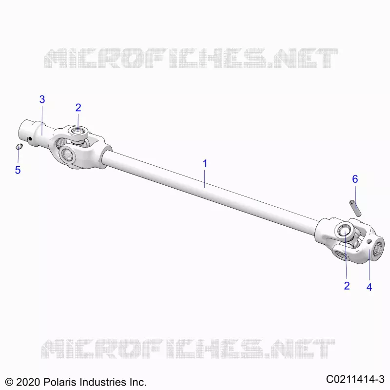 SYSTÃˆME DE TRANSMISSION, FRONT PROP SHAFT