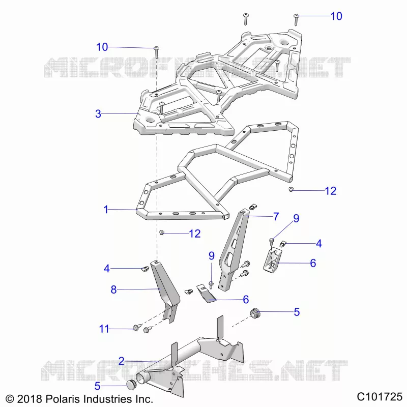 CARROSSERIE ARRIERE RACK