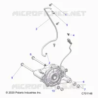 SYSTÃˆME DE TRANSMISSION, FRONT GEARCASE MOUNTING