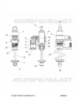 SUSPENSION, AMORTISSEUR AVANT TRACK, VELOCITY 7045536