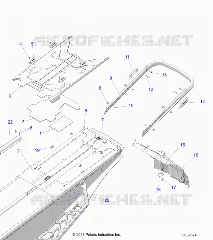 PARE CHOCS, REAR, CLOSEOFF, TUNNEL COVER