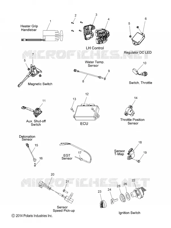 ELECTRICAL, SWITCHES, CAPTEURS AND COMPONENTS