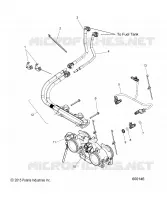 SYSTÈME D'ALIMENTATION, RAIL, LINES AND THROTTLE BODY