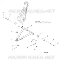 SUSPENSION, A-ARM AND SUPPORT MOUNTING