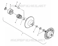 EMBRAYAGE DE TRANSMISSION ASSEMBLY TRAIL DELUXE/0930243 (4923222322028A)