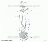 ENGINE, CULASSE, CAMS AND VALVES