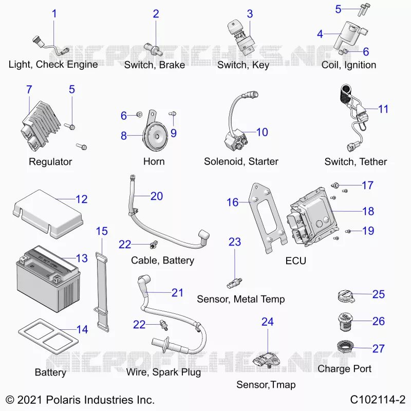 ELECTRICITE, COMPONENTS