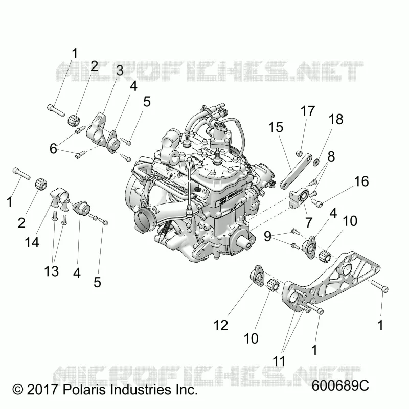 ENGINE, MOUNTING