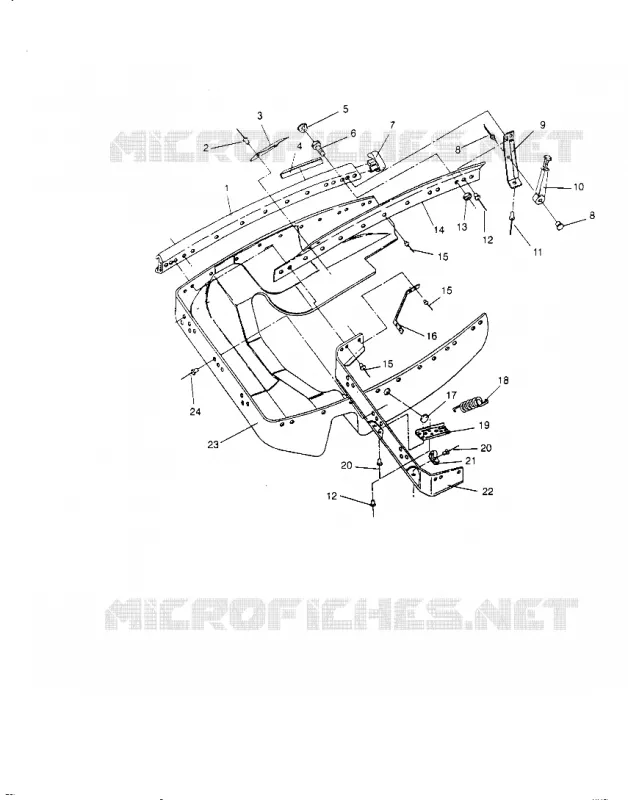 CARROSSERIE AVANT SPORT 0950443, SPORT TOURING 0950243  and EUROPEAN SPORT T (4928822882A010)