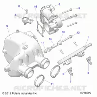 ENGINE, PRISE D'AIR MANIFOLD