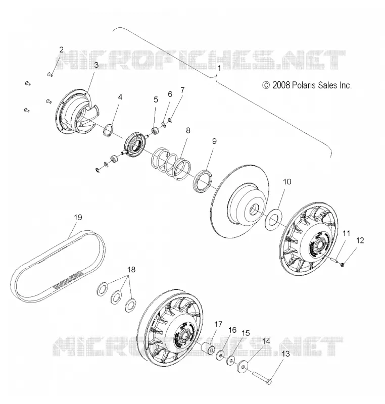 DRIVE TRAIN, CLUTCH, SECONDARY