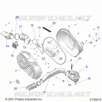 SYSTÃˆME DE TRANSMISSION, CLUTCH COVER AND DUCTING