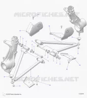 SUSPENSION, A-ARM AND SUPPORT MOUNTING