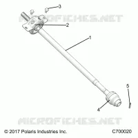 DRIVE TRAIN, ARBRE DE TRANSMISSION AVANT