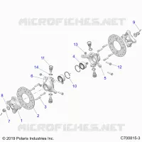 SUSPENSION AVANT HUB