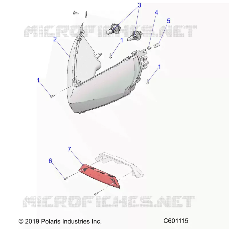 ELECTRICITE, HEADLIGHT AND TAILLIGHT