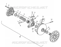 EMBRAYAGE DE TRANSMISSION 500 INDY 0982764(A)(B) AND EUROPEAN 500 INDY E982764A (4942104210C003)