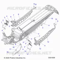 CHASSIS, PROTECTION D'EMBRAYAGE, FOOTRESTS, AND RUNNINGBOARDS
