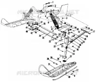 FRONT SUSPENSION AND SKI (TRAIL, 400, 600) (4910941094009A)