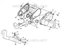 COUVERCLE D'EMBRAYAGE Sport 400L W98BA38C (4947234723C003)