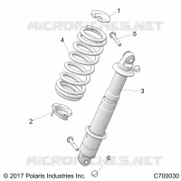 SUSPENSION ARRIERE SHOCK MOUNTING