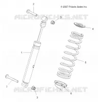 SUSPENSION, AMORTISSEUR, REAR